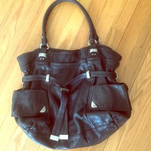 B. Makowsky sturdy leather bag